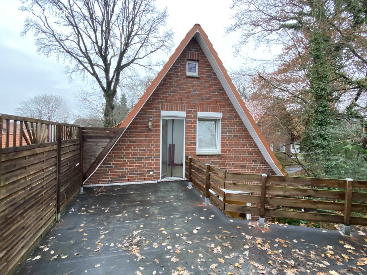 Dachterrasse Hausansicht