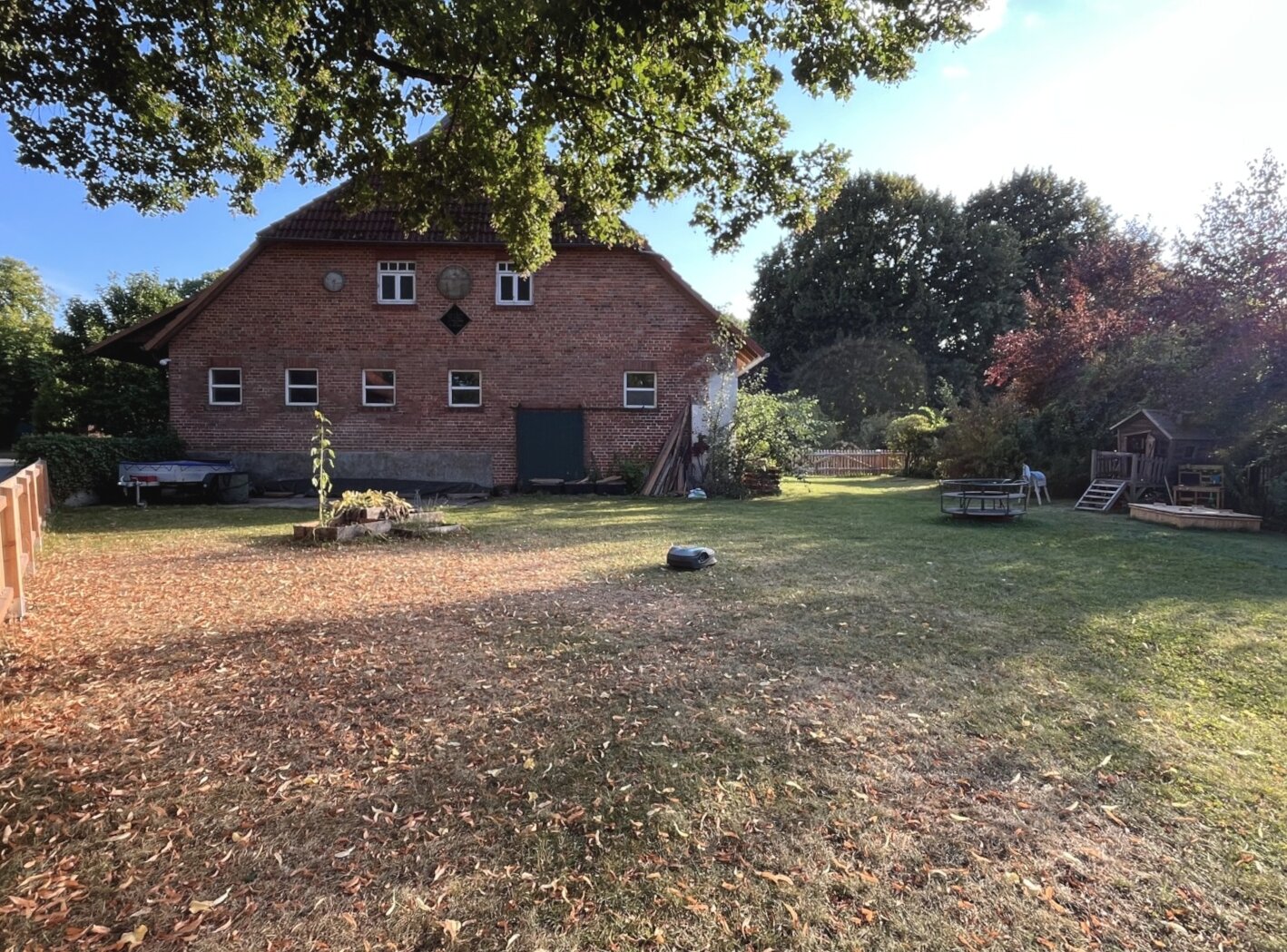 Außenansicht Nordseite Garten