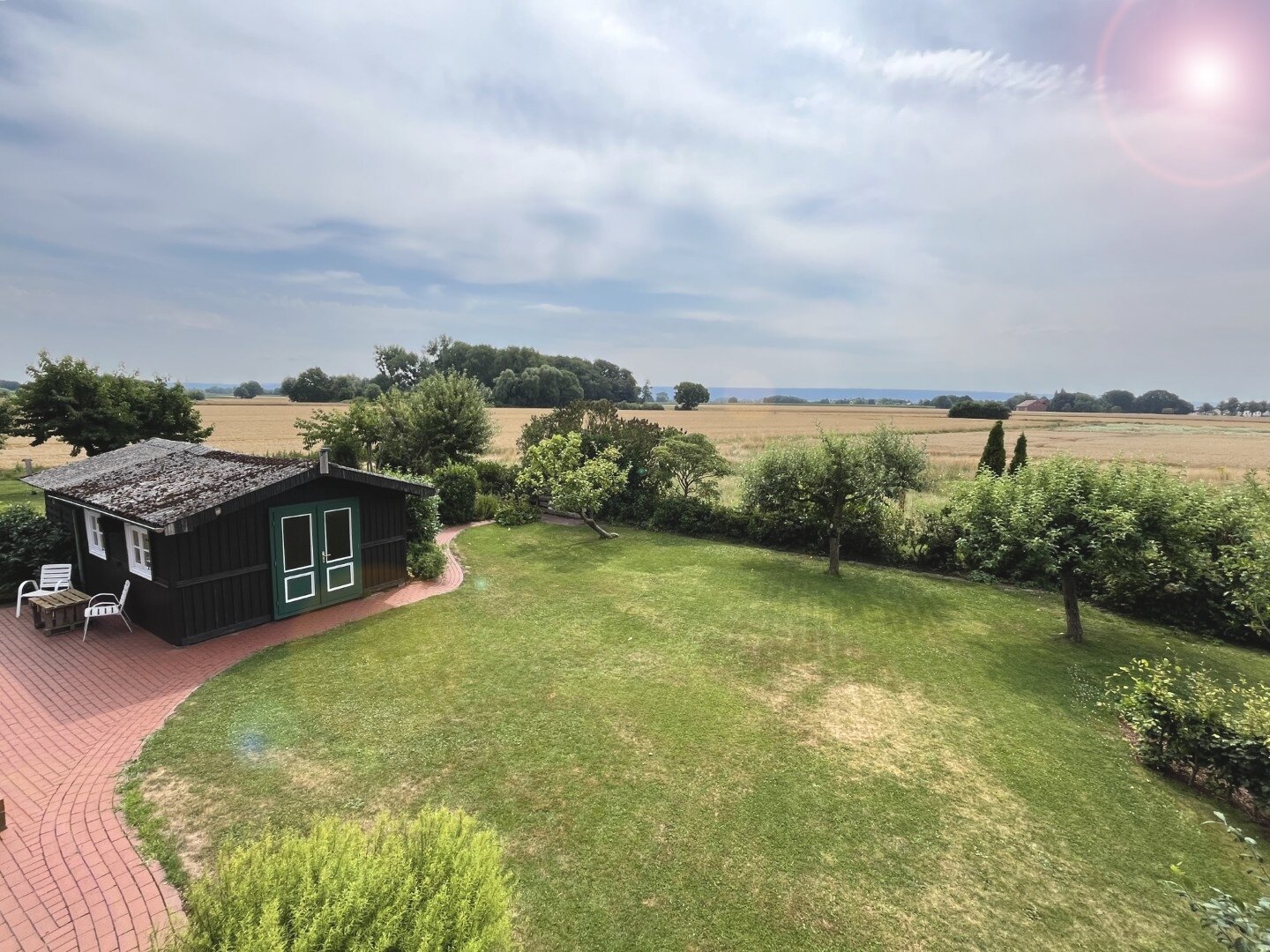 Ausblick vom Balkon