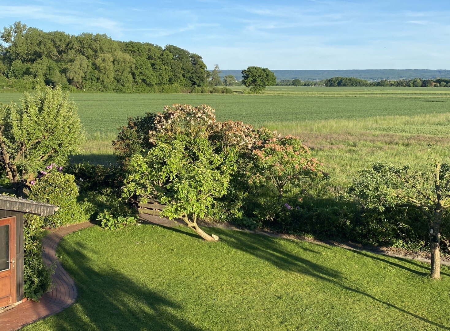 Blick vom Balkon