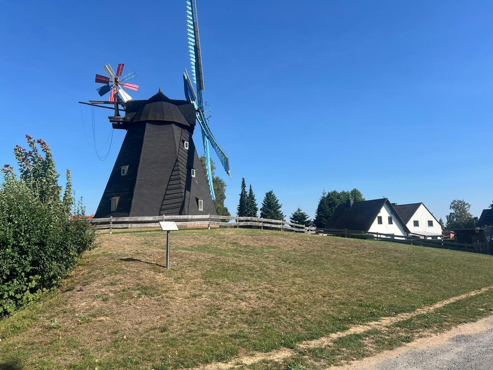 Windmühle in der Nähe